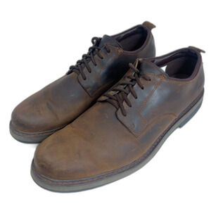 Timberland Squall Canyon Waterproof Brown Leather Oxfords Casual Men's Size 15